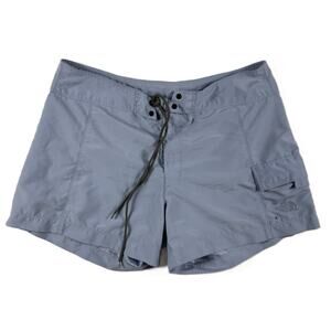The North Face Lightweight Lace-Up Shorts Blue Medium Hiking Outdoor Camping